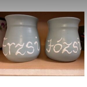 2 ceramic mug set